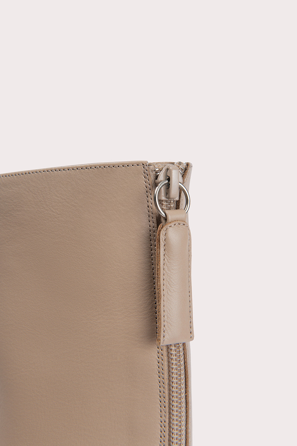 Miller Taupe Nappa Leather