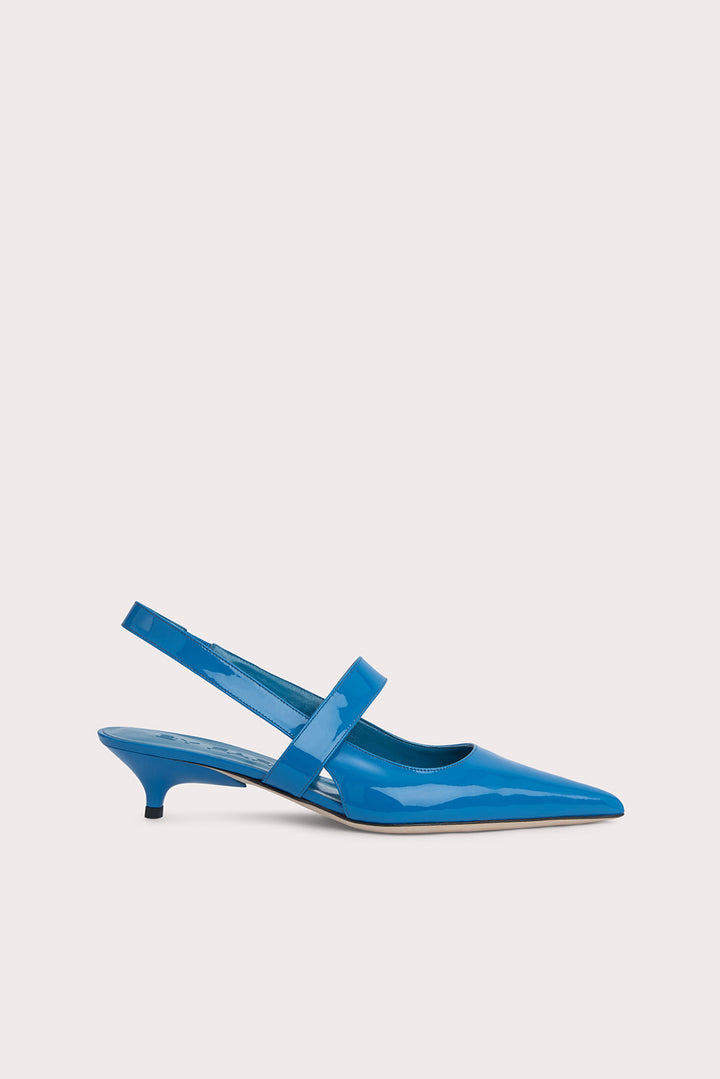 Shirley Cerulean Patent Leather