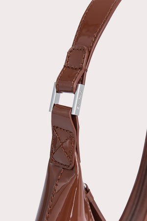 Baby Amber Chocolate Patent Leather