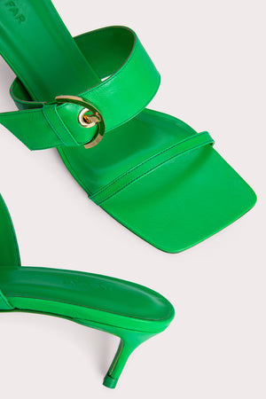 Bettina Super Green Gloss Leather
