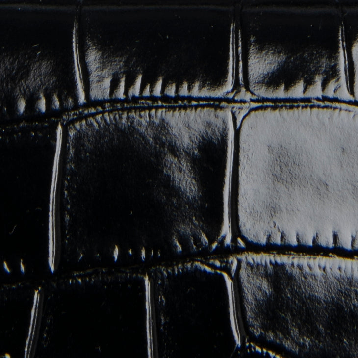 By Far Black Rachel Patent Leather Shoulder Bag In Nero