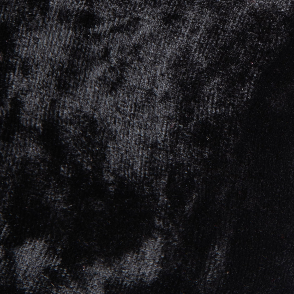 Loops & Threads Black Crushed Velvet Fabric Bundle - Each