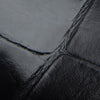 Barb Black Maxi Croco Embossed Leather
