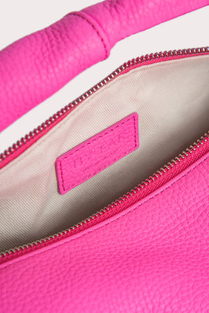 Cush Hot Pink Flat Grain Leather