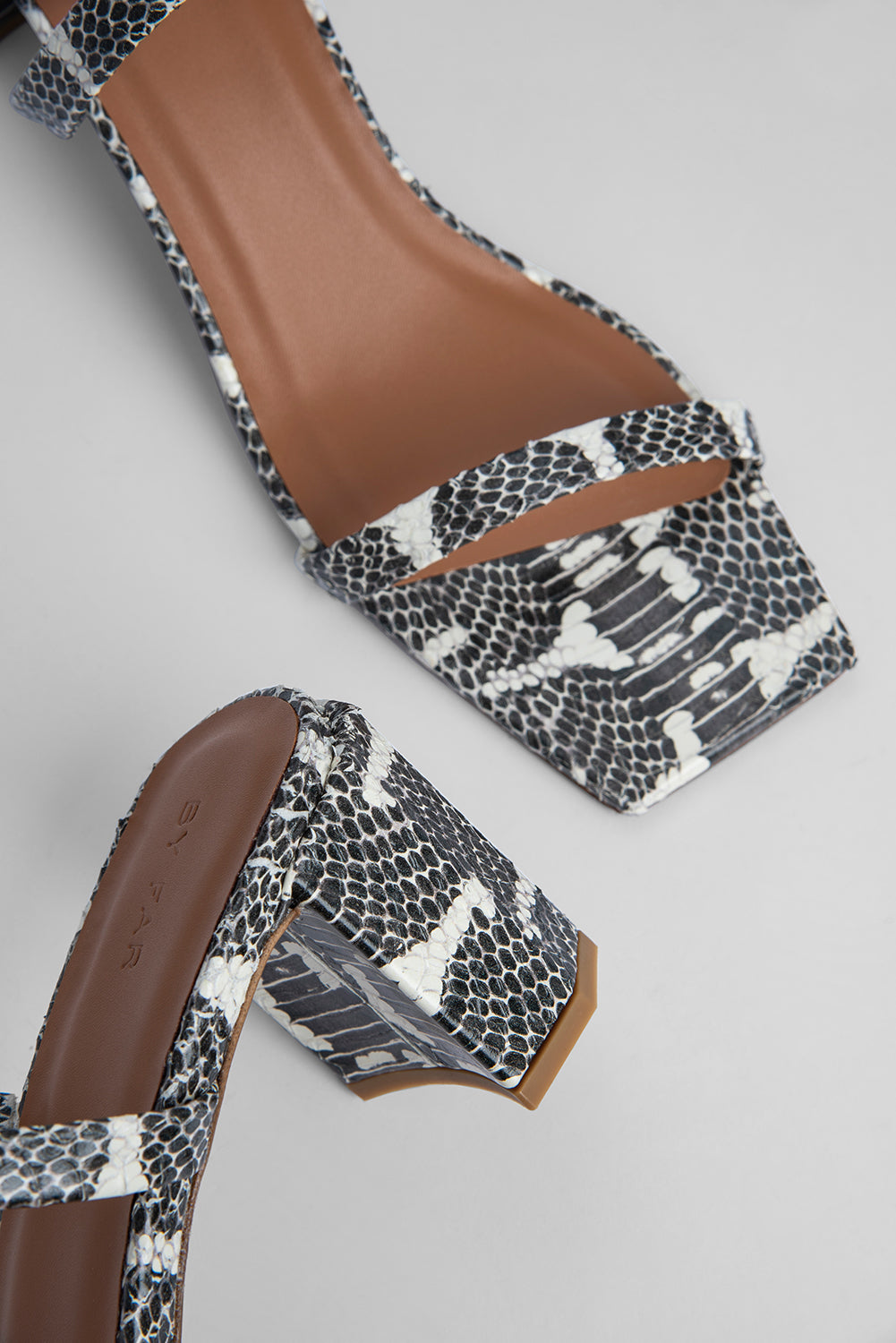 Tanya Graphic Snake Print Leather