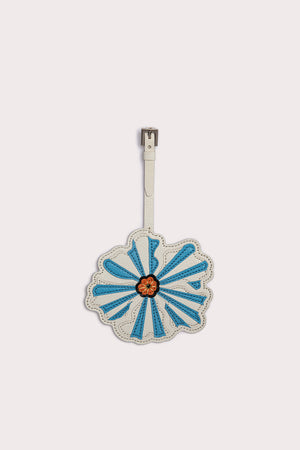 Forever Flower Charm Mixed Grained Leather