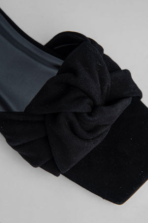 Lima Black Suede Leather