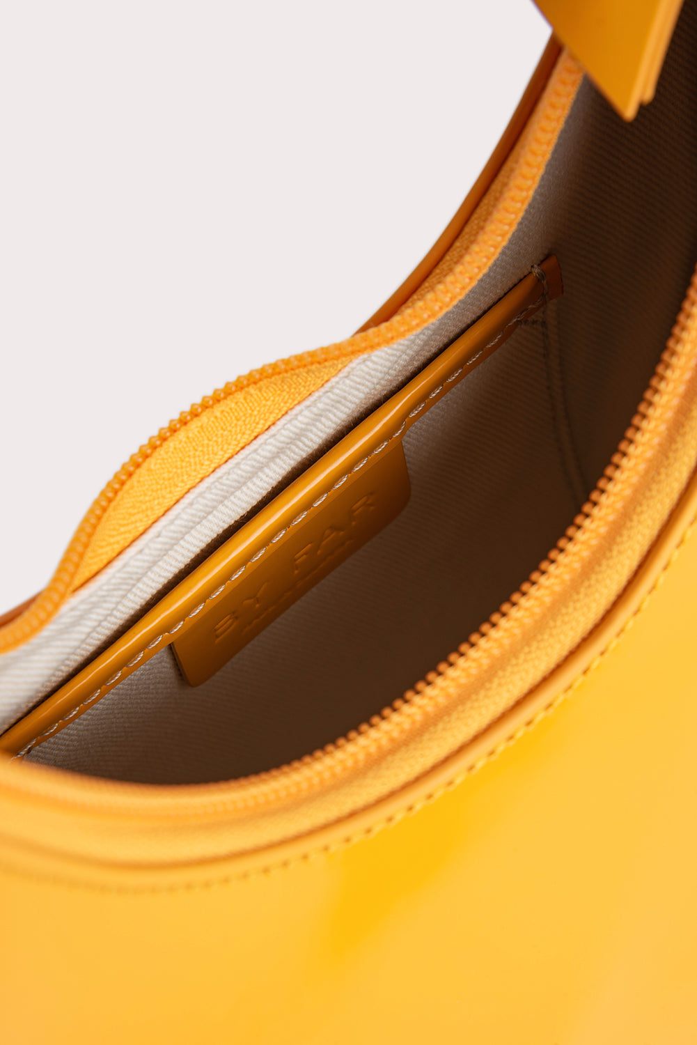 Amber Sunflower Semi Patent Leather
