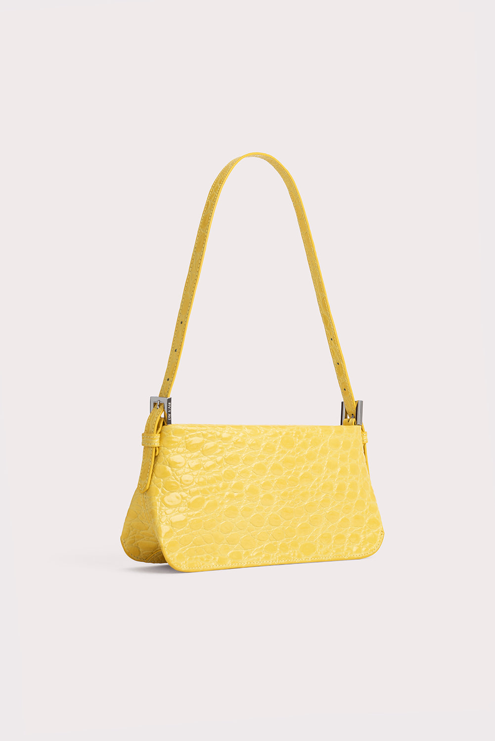 Dulce Duckling Circular Croco Embossed Leather