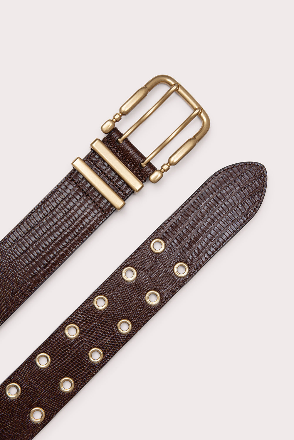 Duo Sequoia Lizard Embossed Leather