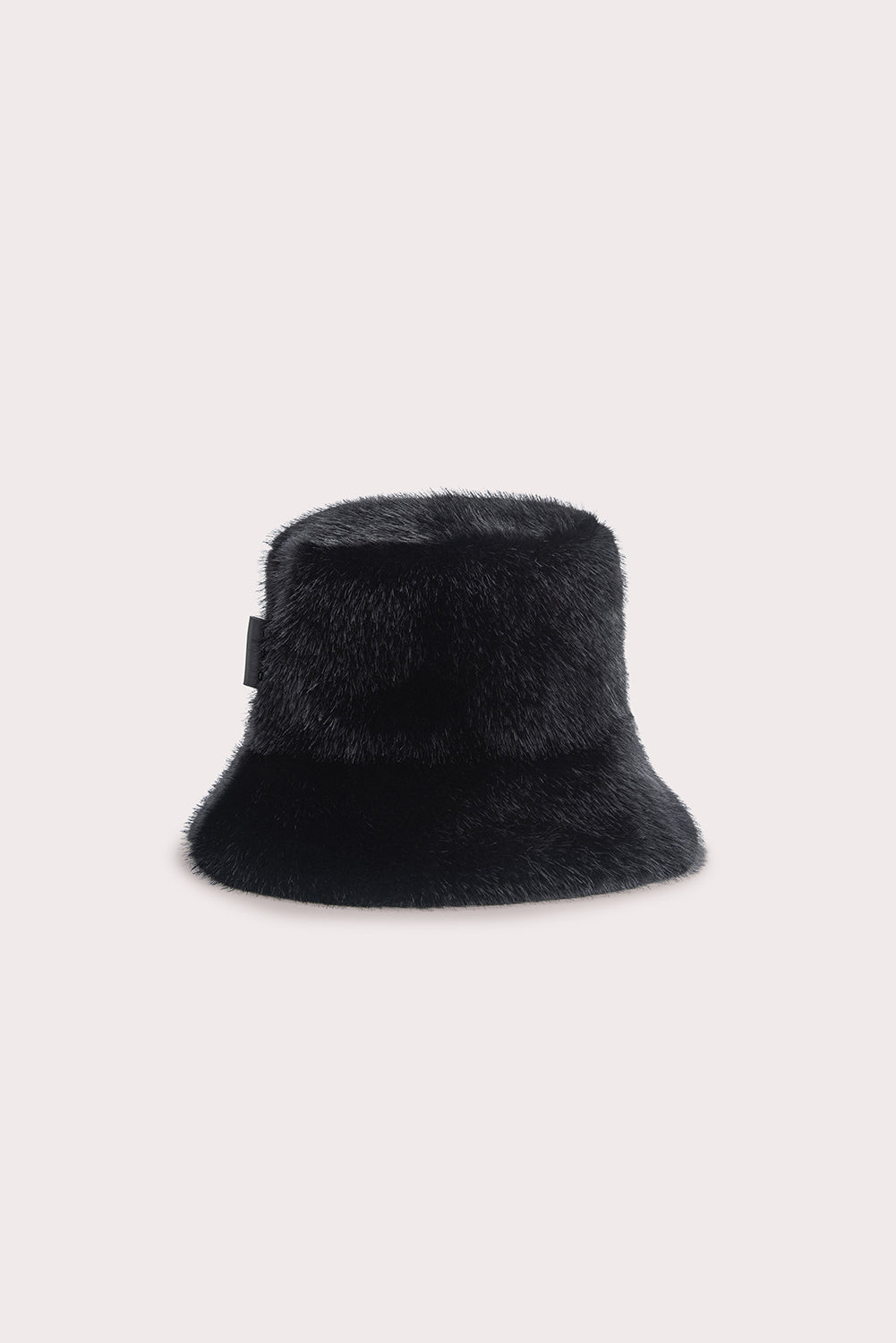 Fletcher Bucket Hat Black Faux Fur