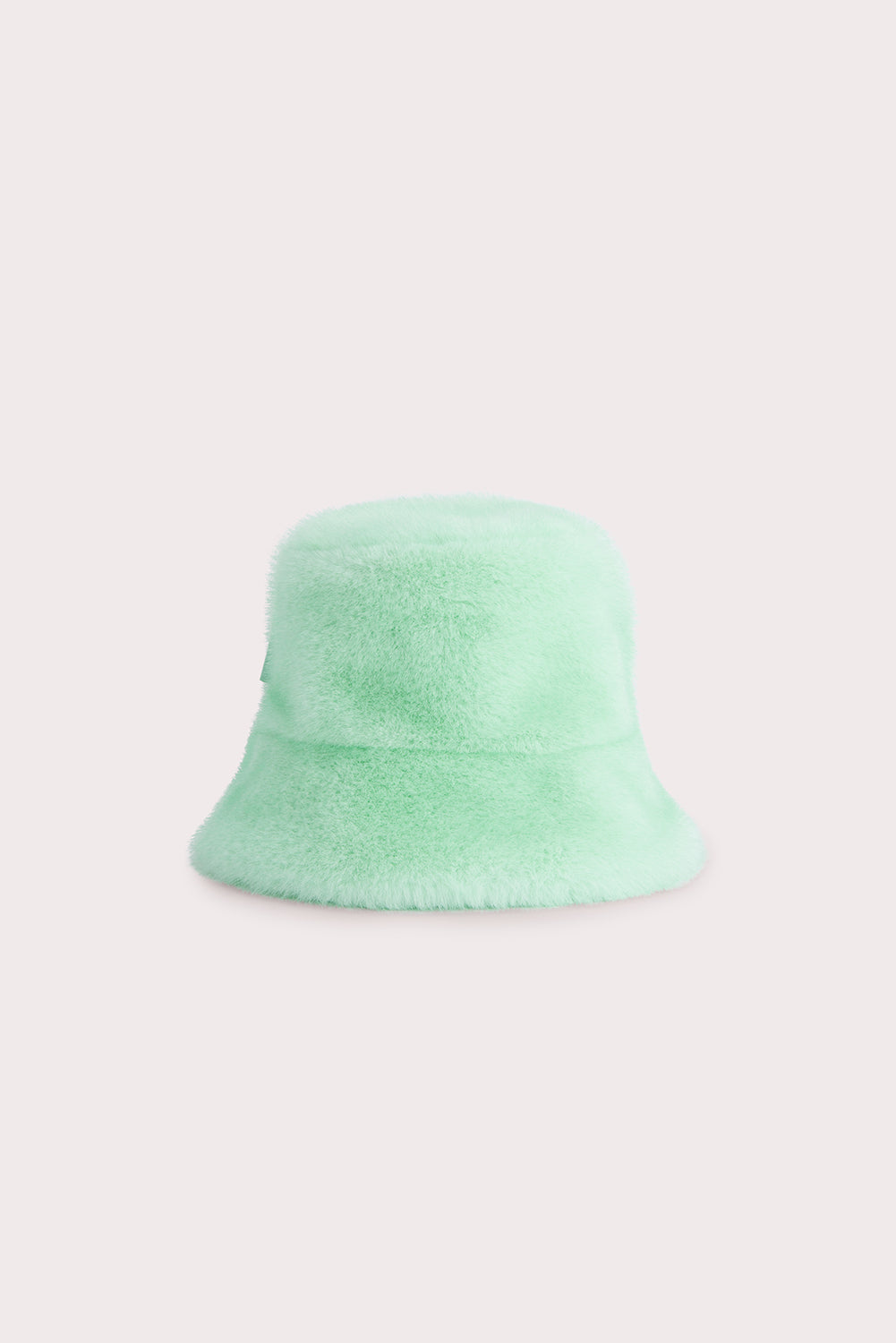 Fletcher Bucket Hat Mint Faux Fur