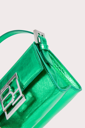 Fran Clover Green Metallic Leather - BY FAR