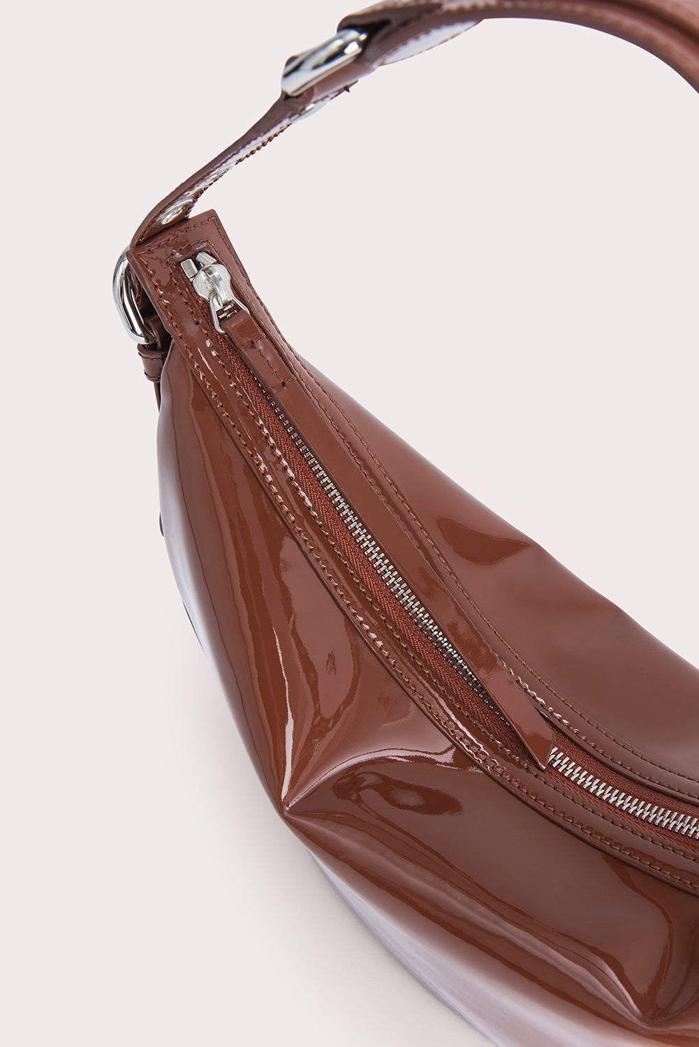 Gib Chocolate Patent Leather