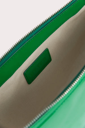 Gib Green Patent Leather