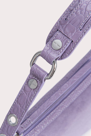 Gib Purple Haze Croco and Suede Leather