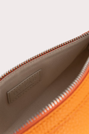 Karo Orange Flat Grain Leather