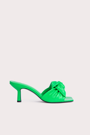 Lana Super Green Gloss Leather