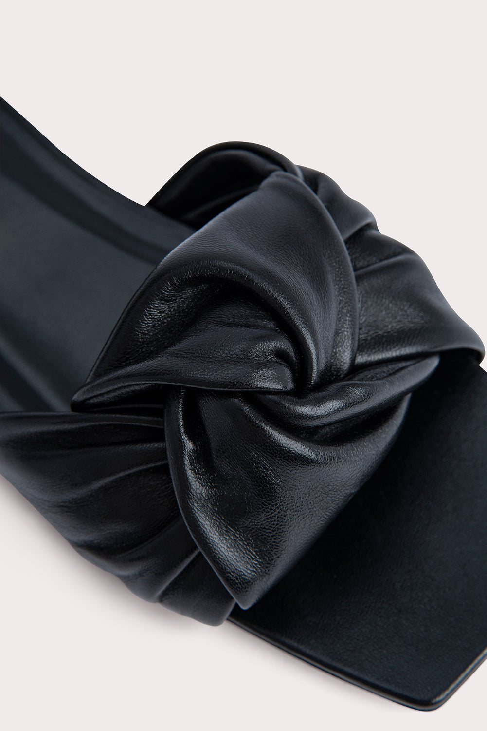 Lima Black Gloss Leather