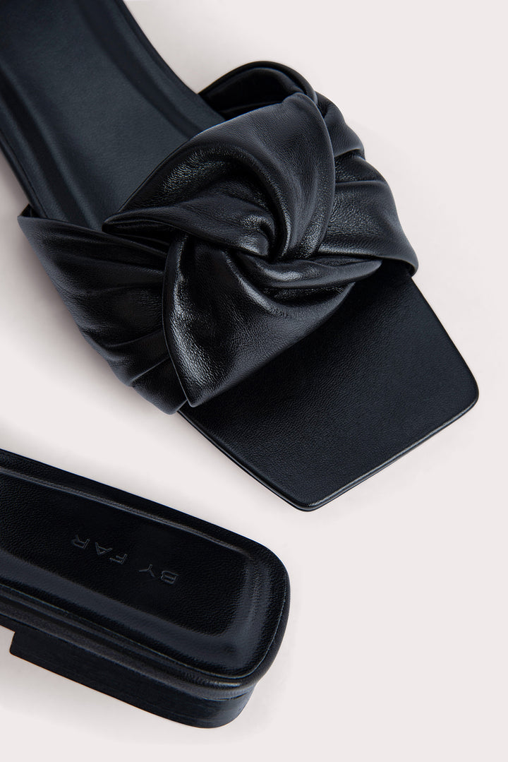 Lima Black Gloss Leather
