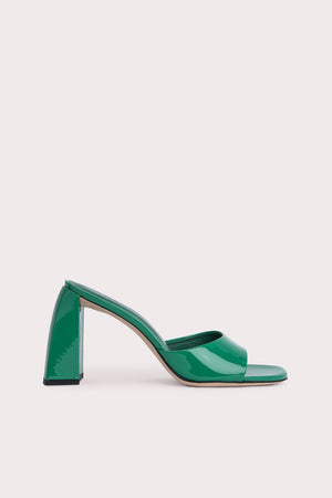 Michele Clover Green Patent Leather