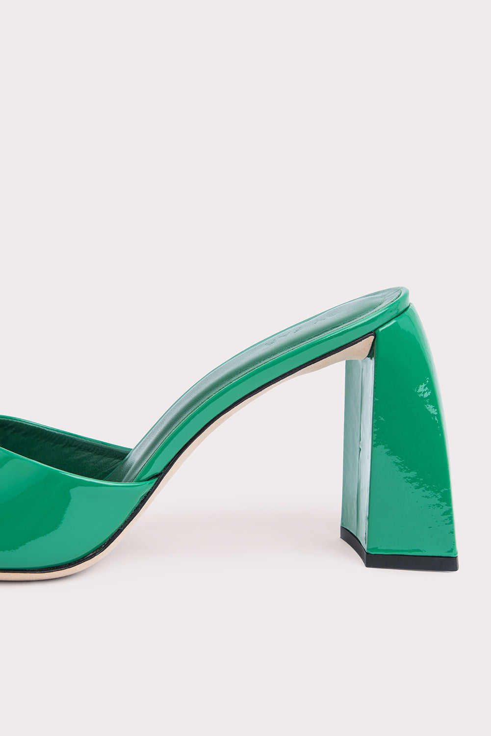 Michele Clover Green Patent Leather