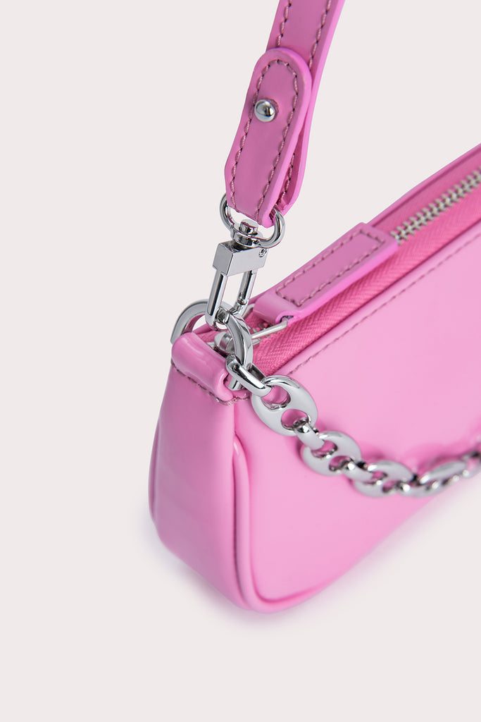 Mini Rachel Pink Patent Leather - BY FAR