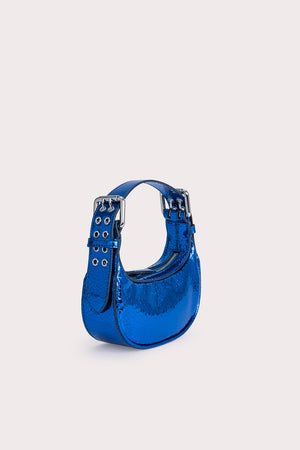 Mini Soho Blue Flagstone Leather