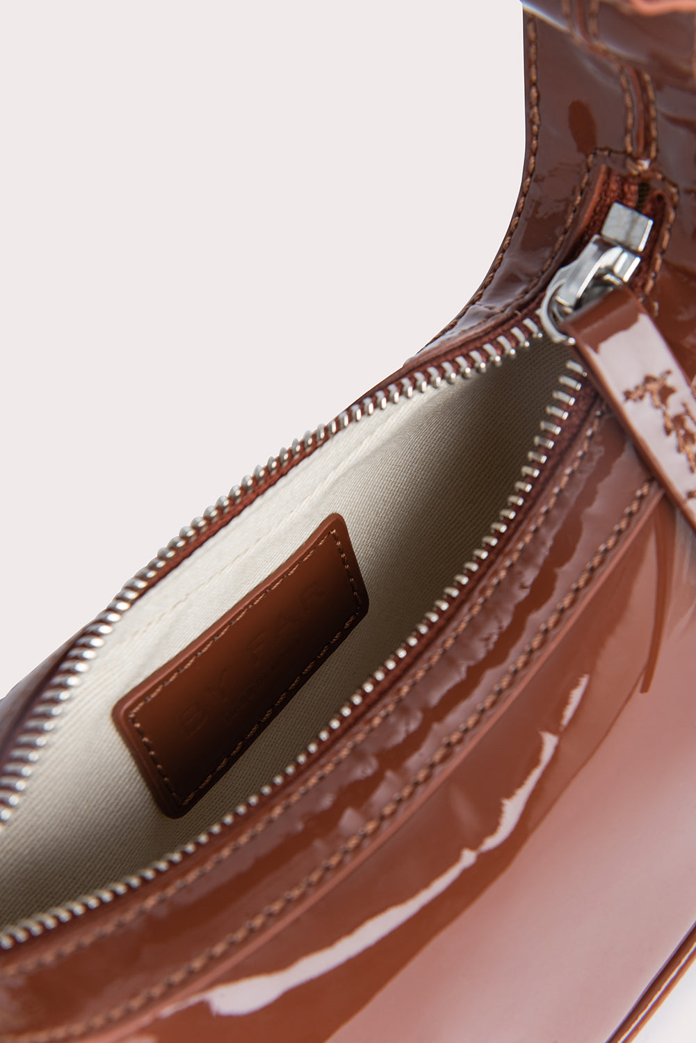 Mini Soho Chocolate Patent Leather
