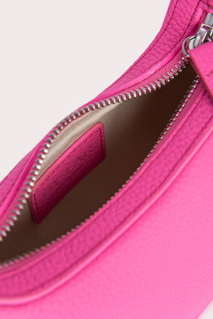 Mini Soho Hot Pink Flat Grain Leather