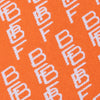 Jacquard Logo Snood Orange Wool