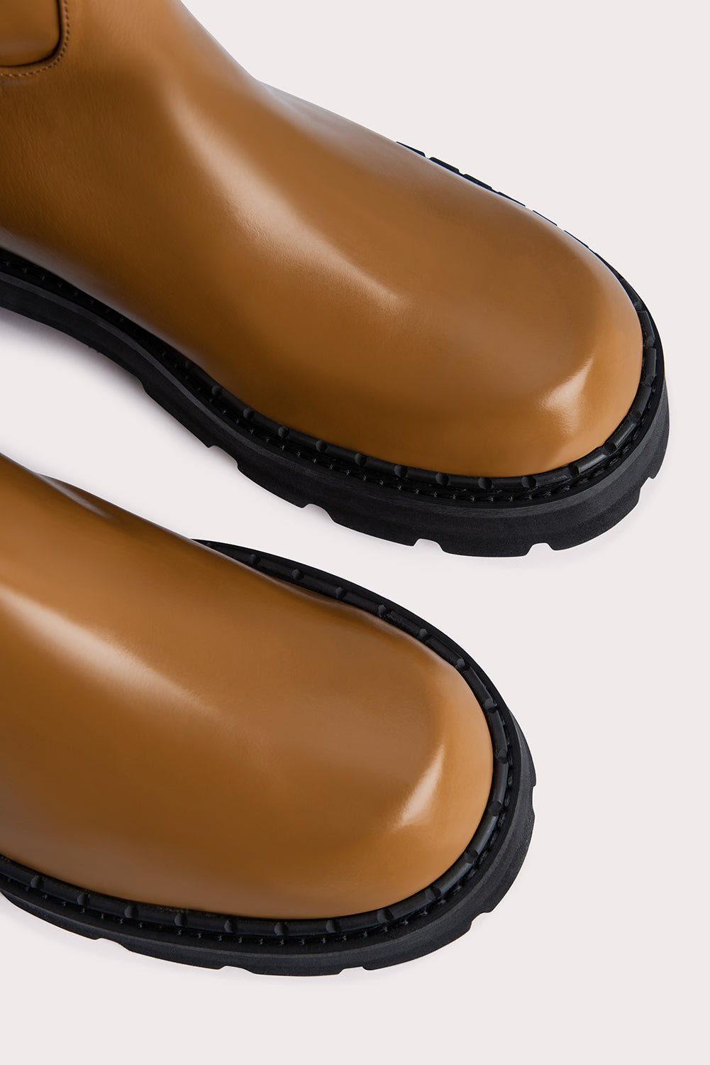 Russel Peanut Butter Soft Semi Patent Leather