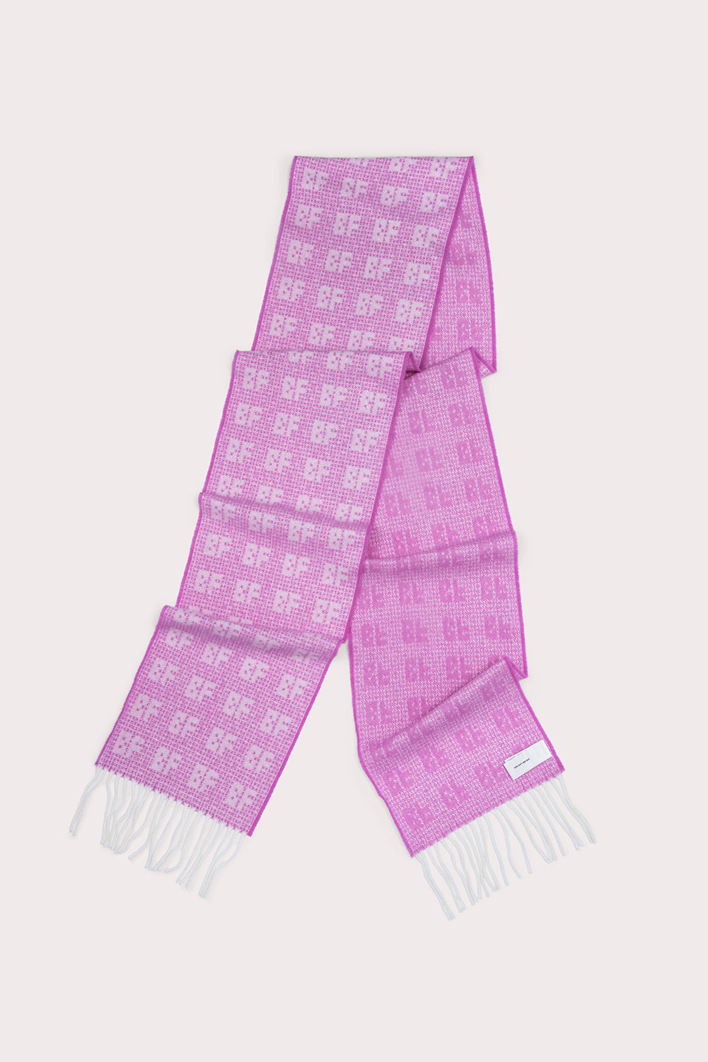 Signature Scarf Pink Wool
