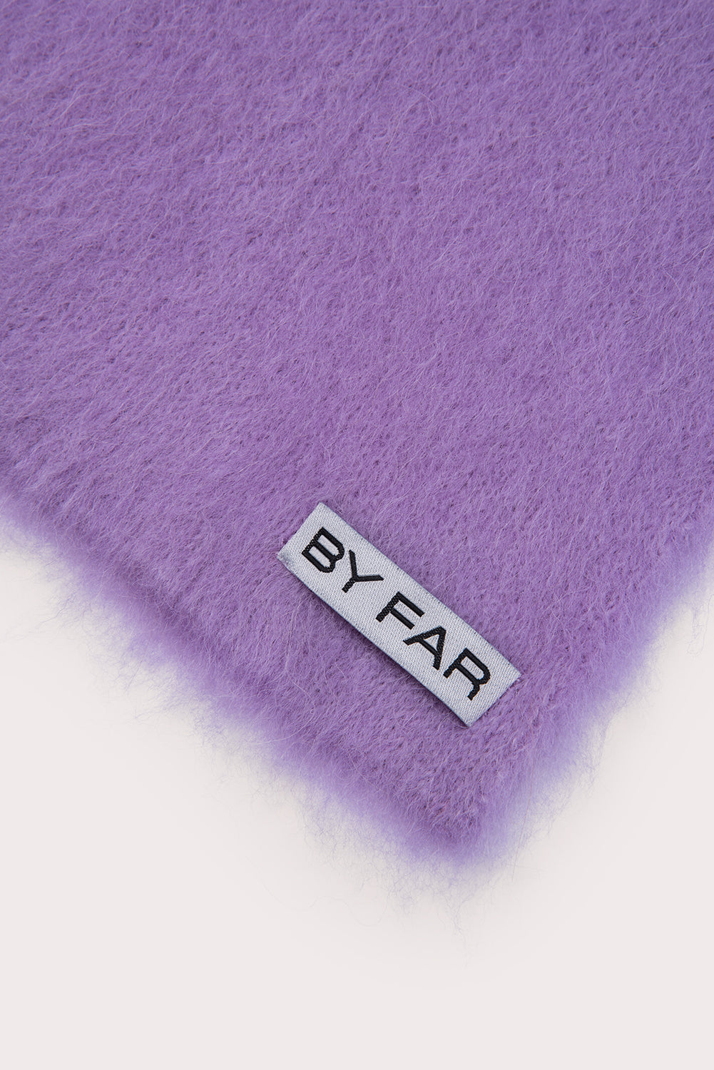 Solid Brushed Scarf Lilac Alpaca